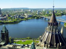 View of Ottawa from Parliament Hill