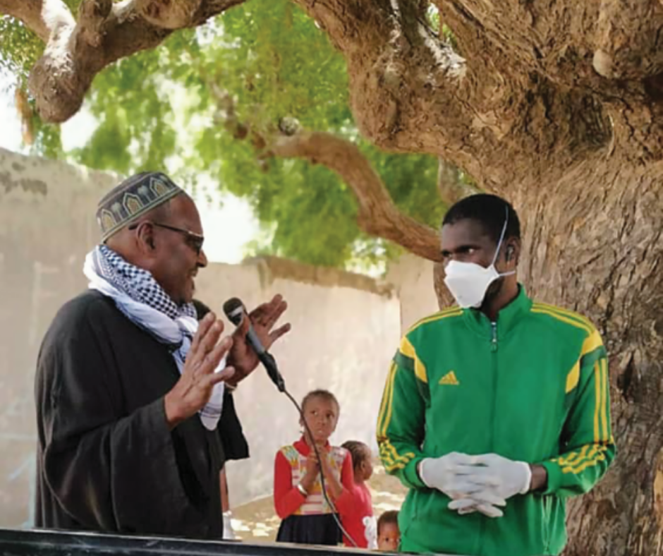 Makhfou Gueye, President of the Community Actors and Secretary General of the Network of Community Actors in the District of Keur Massar, Senegal.