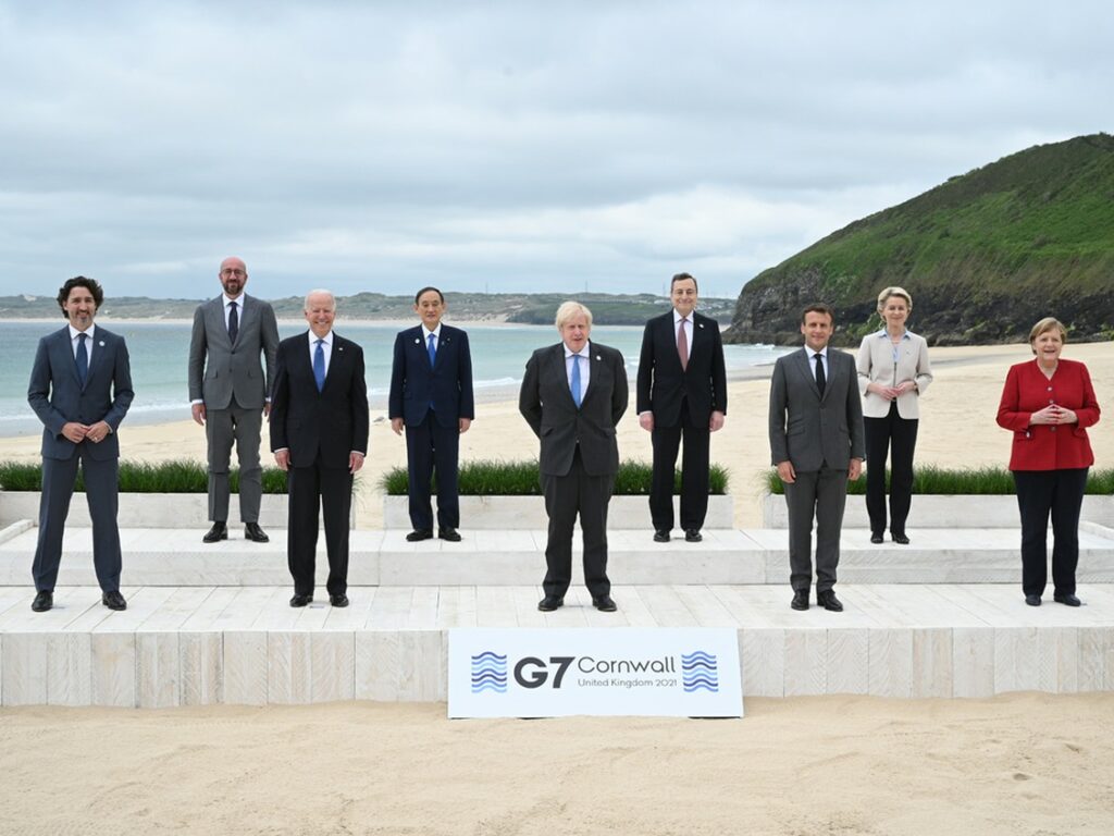 G7 2021 summit leaders