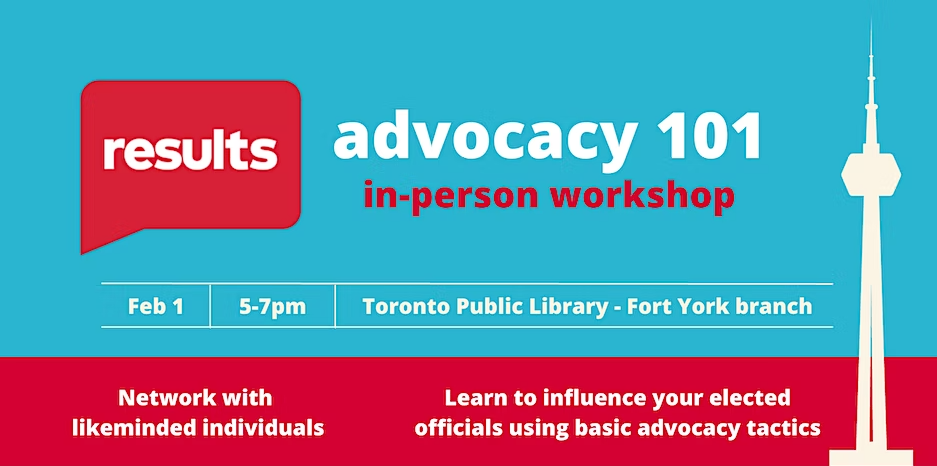 Advocacy 101 - Toronto - CanWaCH